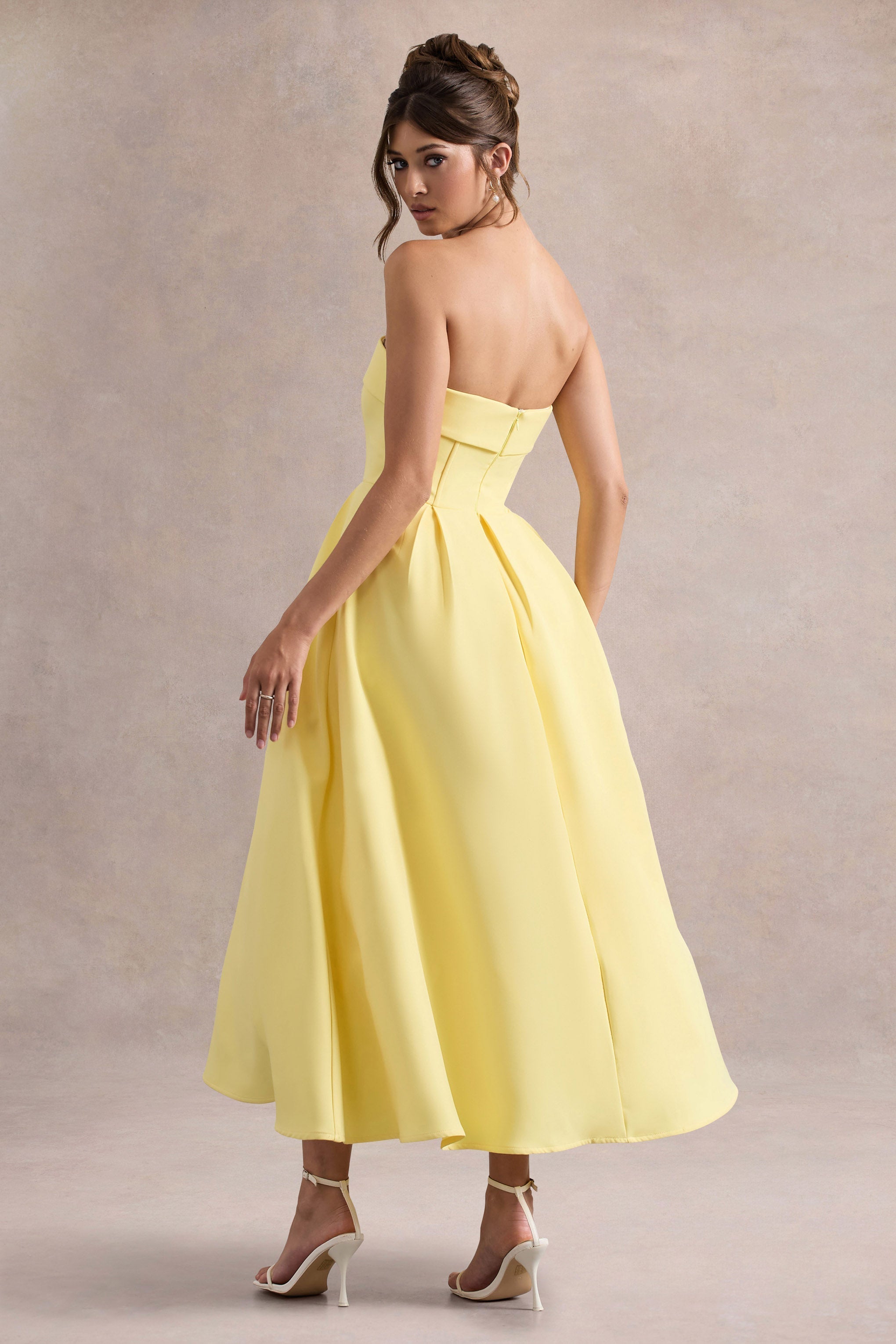 ANNE | Chic Off-Shoulder Midi Dress